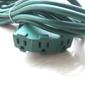 6 pieds 16/3 3-outlet extension extension Power Power, vert